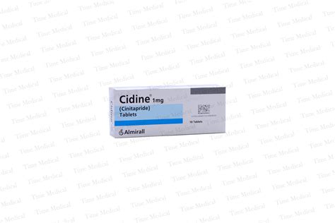 cidine|CIMA ::. PROSPECTO CIDINE 1 mg COMPRIMIDOS